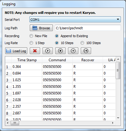 Log Plugin - Loaded Log